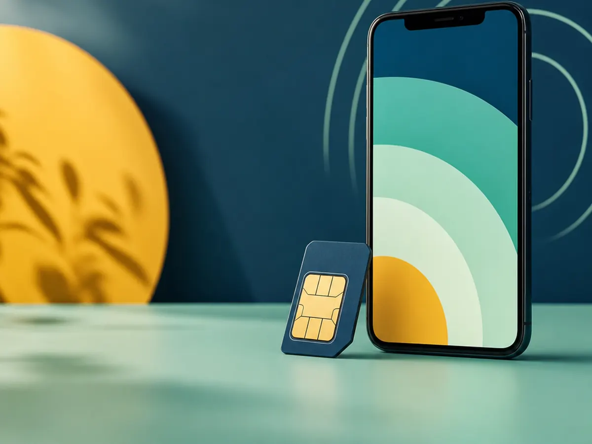 Smartphone en simkaart voor een Ben mobiel abonnement