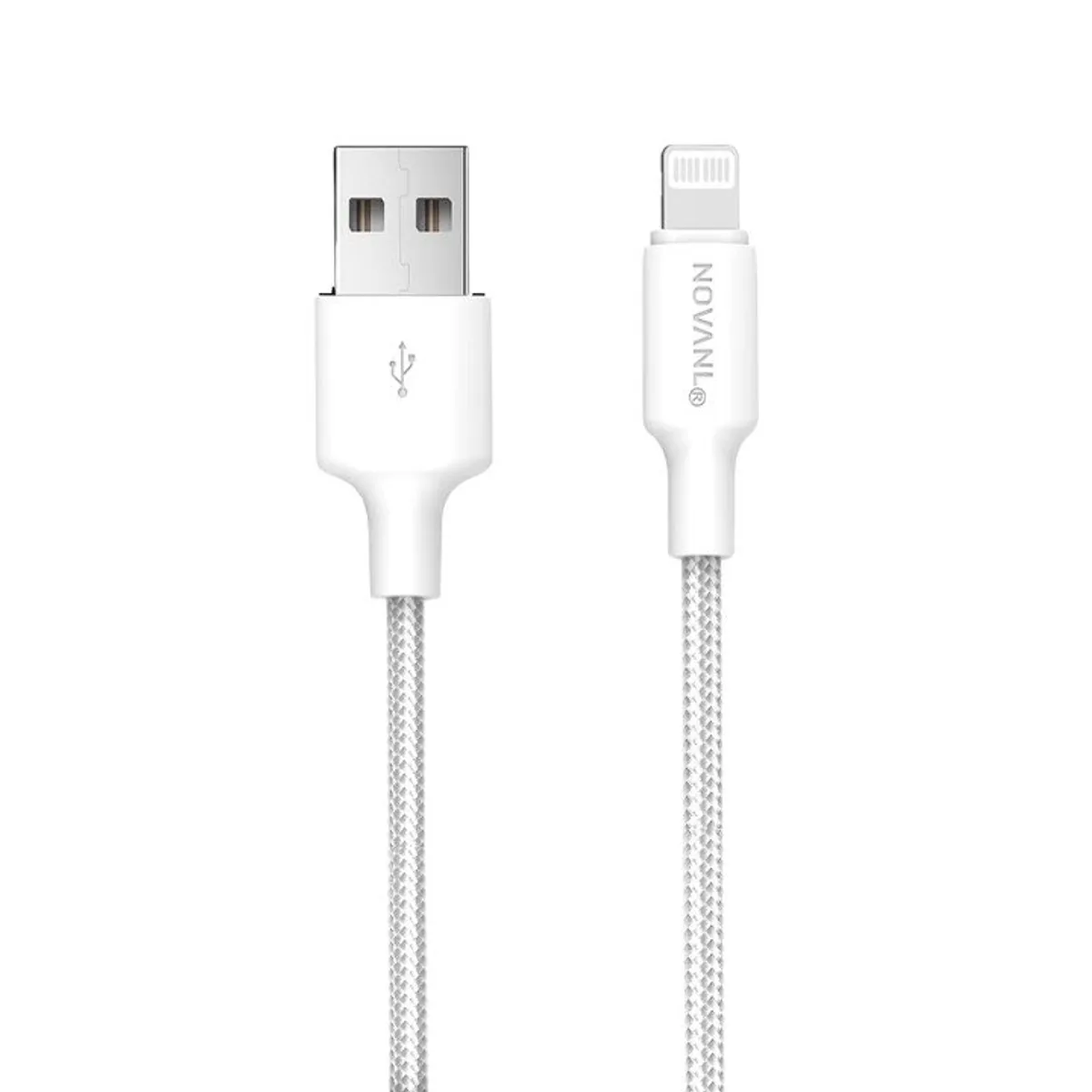 NovaNL USB A to Lightning 2M - Wit